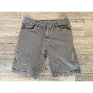 Outdoor Research Deadpoint Shorts Mens 32 Brown Flex Canvas Trail Hiking